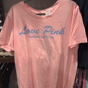 PINK short sleeved t